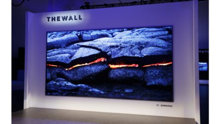 Riesiger Fernseher »The Wall« - Samsung präsentiert 8K-TV und KI zur Hochskalierung