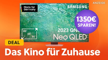 75 Zoll Samsung QLED 4K-TV mit 120Hz + HDMI 2.1-Features über 1300€ günstiger im Hammer-Angebot bei Amazon!