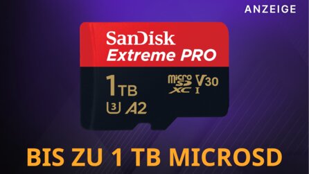 Ihr könnt gerade microSD-Karten mit bis zu 1 TB Speicher günstig abstauben!