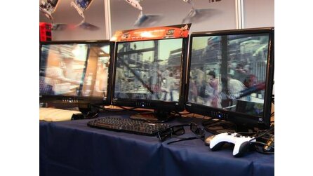 Sapphire: 3D mit drei Monitoren - Auf Basis von Radeon Eyefinity