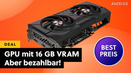 Das ist die aktuell günstigste empfehlenswerte Grafikkarte mit 16 GB VRAM
