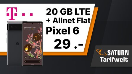 Google Pixel 6 mit 20 GB Datenvolumen im Telekom-Netz im Sonderangebot! [Anzeige]