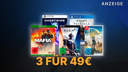 Saturn Angebot: 3 für 49€ - Spiele für PC, PS5, PS4, Switch und Xbox zu Bestpreisen