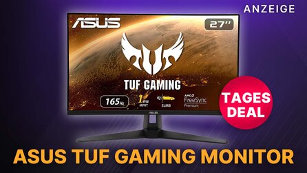 Nur heute bei Saturn: Der ASUS TUF Gaming Monitor mit 27 Zoll, 165 Hz + 1 ms für unter 200€