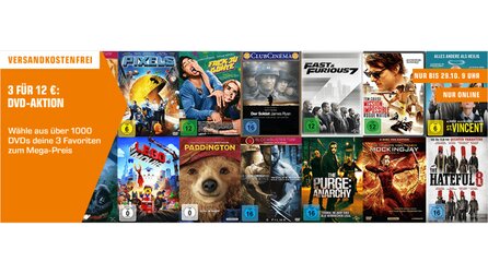 6 Monate Xbox Live Gold für 20 Euro und 3 DVDs für 12 Euro - Deals bei Amazon und Saturn