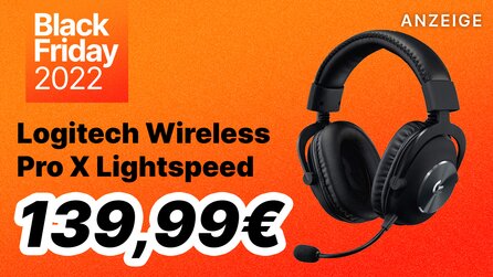 Logitech Cyber Monday: Das kabellose Pro X LIGHTSPEED Gaming Headset zum Black Friday Preis