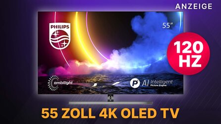 Philips OLED TV: Mit UHD, 120 Hertz und Ambilight in den Gaming-Herbst