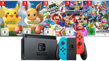 Nintendo Switch und eines von 5 Top-Games für nur 319€ - Angebote aus dem Saturn-Prospekt