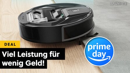 Saugroboter mit Wischfunktion zum halben Preis am Prime Day: So günstig gabs so viel Ausstattung selten!