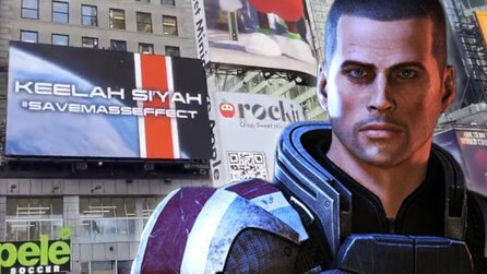 Fans kämpfen jetzt für die Rettung von Mass Effect - mit hunderttausenden Unterschriften und einem der teuersten Werbeplätzen der Welt
