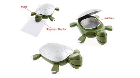 USB-Hub - Schildkröte, Aschenbecher, Hefter