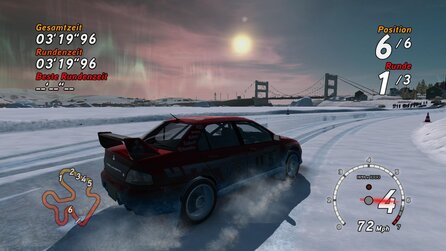 3D-Grafik im Wandel der Zeit - Schnee und Eis in Sega Rally