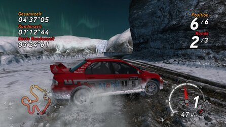 3D-Grafik im Wandel der Zeit - Schnee und Eis in Sega Rally