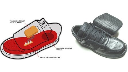 Kurioses - Schuhe mit WLAN-Hotspot-Sensor