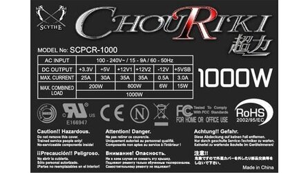 Netzteil-Serie von Scythe - ChouRiki-Netzteile von 400 bis 1.000 Watt