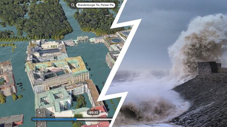 Mit einem Simulator könnt ihr Deutschland meterhoch im Meer versinken lassen – doch Klimaforscher zeigen: Schon einige Zentimeter haben verheerende Folgen
