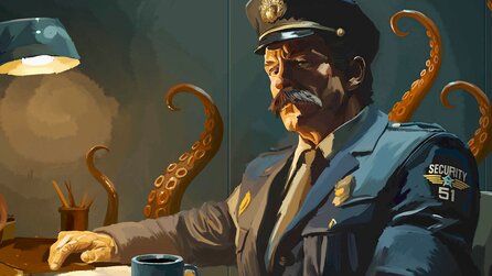 Steam-Tipp: Ich habe 16 Tage lang als Security für die Area 51 gearbeitet – und dann ist die Stadt explodiert. Upps.