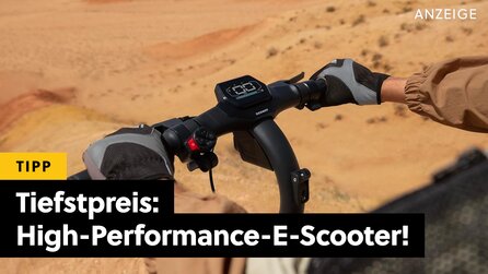 E-Scooter mit deutscher Straßenzulassung im Bestpreis-Angebot: Mit 70km Reichweite, 25% Steigung und 120kg Tragkraft!