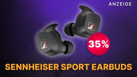 Sennheiser Sport True Wireless: Die besten Fitness Bluetooth Earbuds knallhart reduziert im Amazon Frühlingsangebot