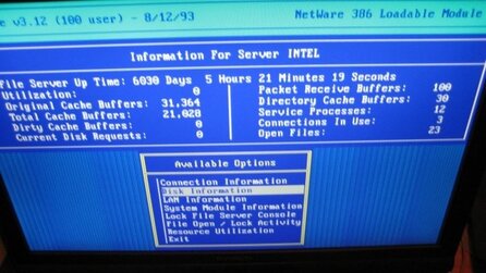 16 Jahre Dauerbetrieb - Server lief seit 23. September 1996 unverändert