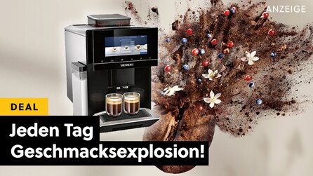 Teaserbild für Der beste Kaffeevollautomat für Privathaushalte ist gerade hammerhart reduziert: Der Siemens EQ900 ist die Krönung der Kaffeemaschinen!