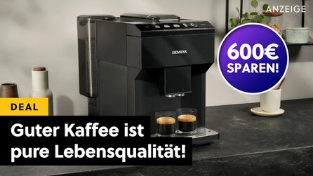 Guter Kaffee ist pure Lebensqualität: Kaffeevollautomat von Siemens jetzt für weniger als den halben Preis!