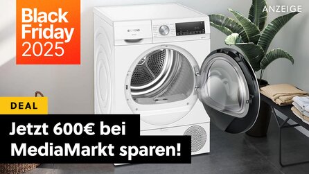Starker Black Friday Preis: Bei MediaMarkt spart ihr euch gerade 600€ auf einen leistungsstarken Siemens Trockner!