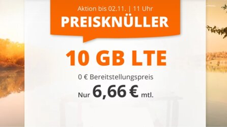 10 GB Datenvolumen für nur 6,66 Euro - nur bis Dienstag! [Anzeige]