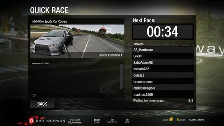 Simraceway - Bilder