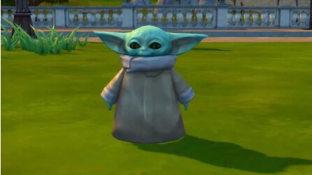 Sims 4: Fans huldigen Baby Yoda mit Schreinen und ... bizarren Katzenzüchtungen