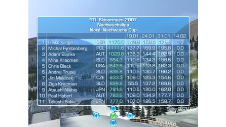 RTL Skispringen 2007 - Screenshots