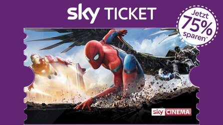 2 Monate Sky Cinema Ticket für einmalig 7,99 Euro - Spider-Man: Homecoming und weitere Blockbuster