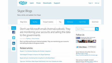 Angriff auf Skype - Microsoft-Konten von Syrian Electronic Army gehackt