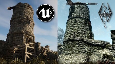 Skyrim im Vergleich: Original gegen Projekt in Unreal Engine 5