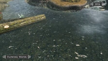 Skyrim: Special Edition - Veränderungen im Detail: Wasser fließt nun korrekt um Kurven