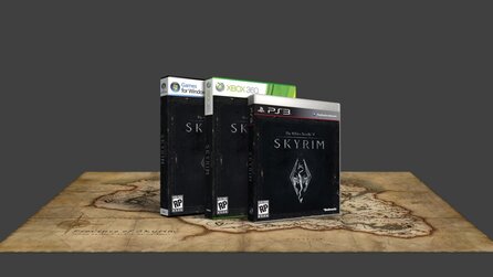 The Elder Scrolls 5: Skyrim - Vorbesteller erhalten Karte der Spielwelt in Leinen-Optik