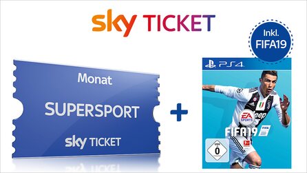 2 Monate Sky Supersport Ticket und FIFA 19 für PS4 - Im Bundle für einmalig 59,99€