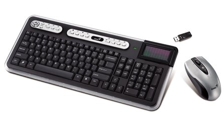 Genius - Solarbetriebene Funktastatur für Umweltbewusste