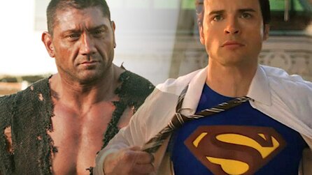 Als Dave Bautista vor 19 Jahren zum ersten Mal schauspielerte, hat er gleich mal Superman bekämpft