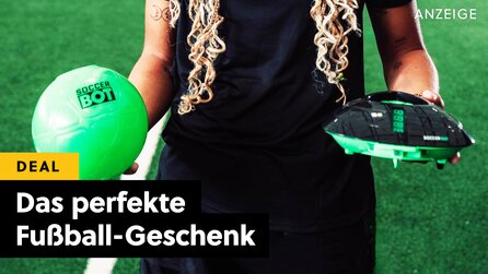 Euch fehlt noch ein Geschenk für einen wahren Fußballer? Dann ist dieser kleine Roboter genau das Richtige!
