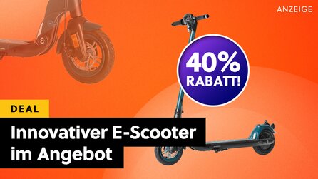 40 % Rabatt auf innovativen E-Scooter mit Straßenzulassung und praktischem Extra