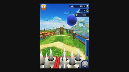 Sonic Dash - Screenshots aus dem Jump+Run für iOS-Geräte