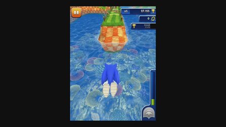 Sonic Dash - Screenshots aus dem Jump+Run für iOS-Geräte