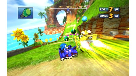 Sonic + Sega All-Stars Racing im Test - Launige Mehrspieler-Raserei