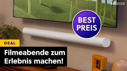 Teaserbild für HiFi-Soundbar mit Wow-Effekt: Dieser kleine Lautsprecher haut euch vom Sofa - und beherrscht sogar Dolby Atmos!