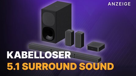 5.1 Soundsystem: Soundbar mit kabellosen Rear-Lautsprechern - das ist so simpel wie genial!