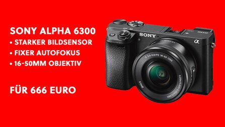 Sony Alpha 6300 Systemkamera mit Objektiv für 666 Euro - Tiefpreiswoche bei MediaMarkt [Anzeige]