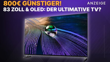 800€ günstiger: Unglaublicher 83 Zoll Premium OLED 4K Smart TV von Sony im Amazon Angebot