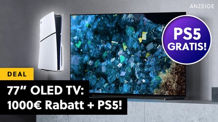 MediaMarkt überrascht mit dem vielleicht besten TV-Deal des Jahres: Riesiger Premium-OLED TV mit fast 1000e Rabatt und PS5 Slim geschenkt!