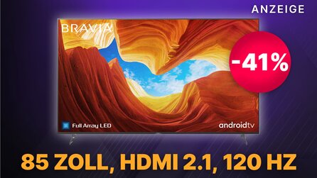 Sony 4K TV mit 85 Zoll, HDMI 2.1 und 120 Hz wahnsinnig günstig bei MediaMarkt